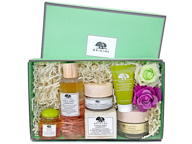 Florist Gift - Origins Three Part Harmony Skincare gift set - SE0124A5 Photo