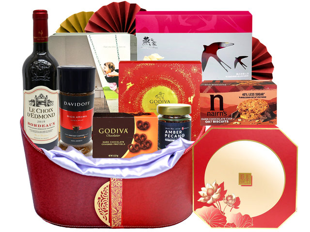 Mid-Autumn Gift Hamper - Mid Autumn Peninsula Moon Cake With Premium Food Gift Hamper FH141 - L139442 Photo